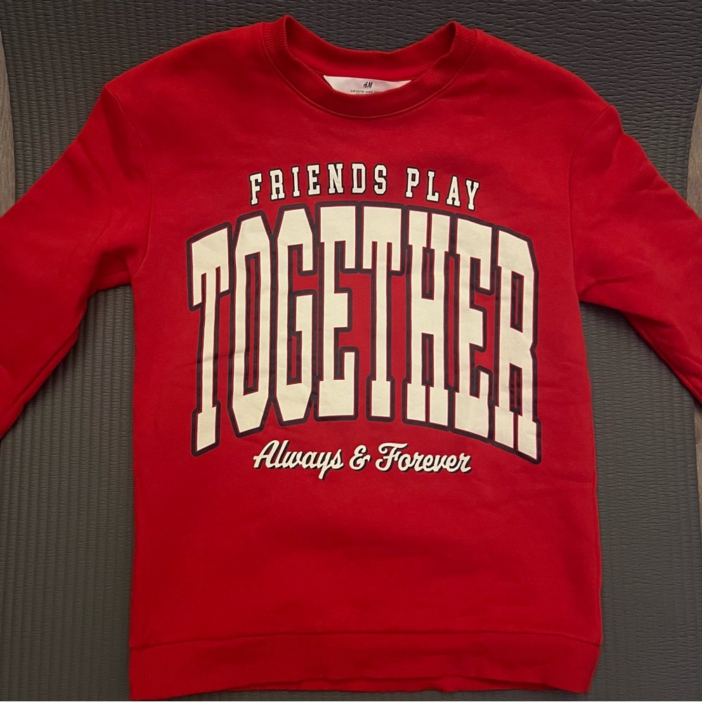 H&M Graphic Sweatshirt Sz 8-10